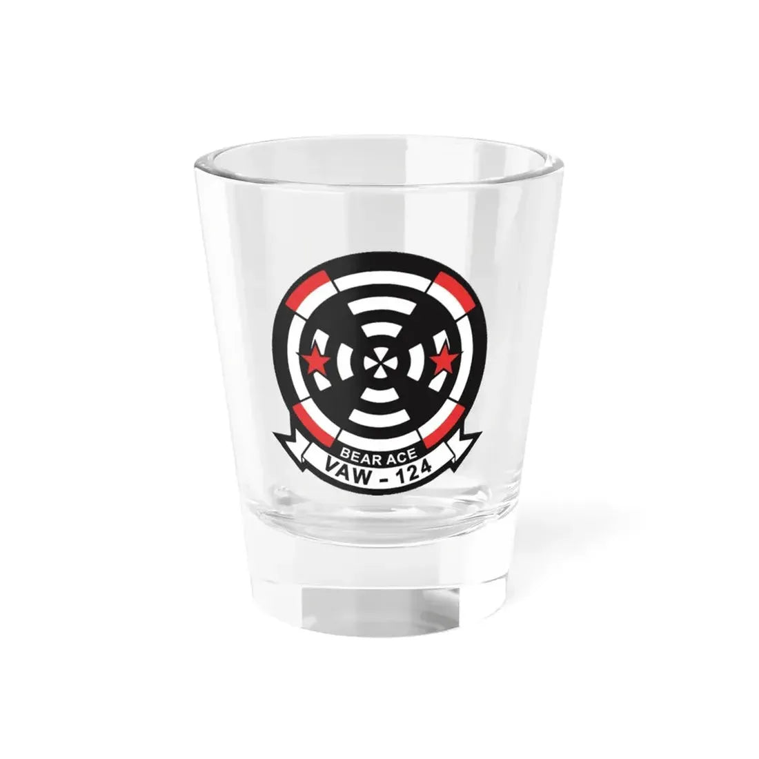 VAW 124 Bear Ace (U.S. Navy) Shot Glass 1.5oz 1.5oz - Go Mug Yourself