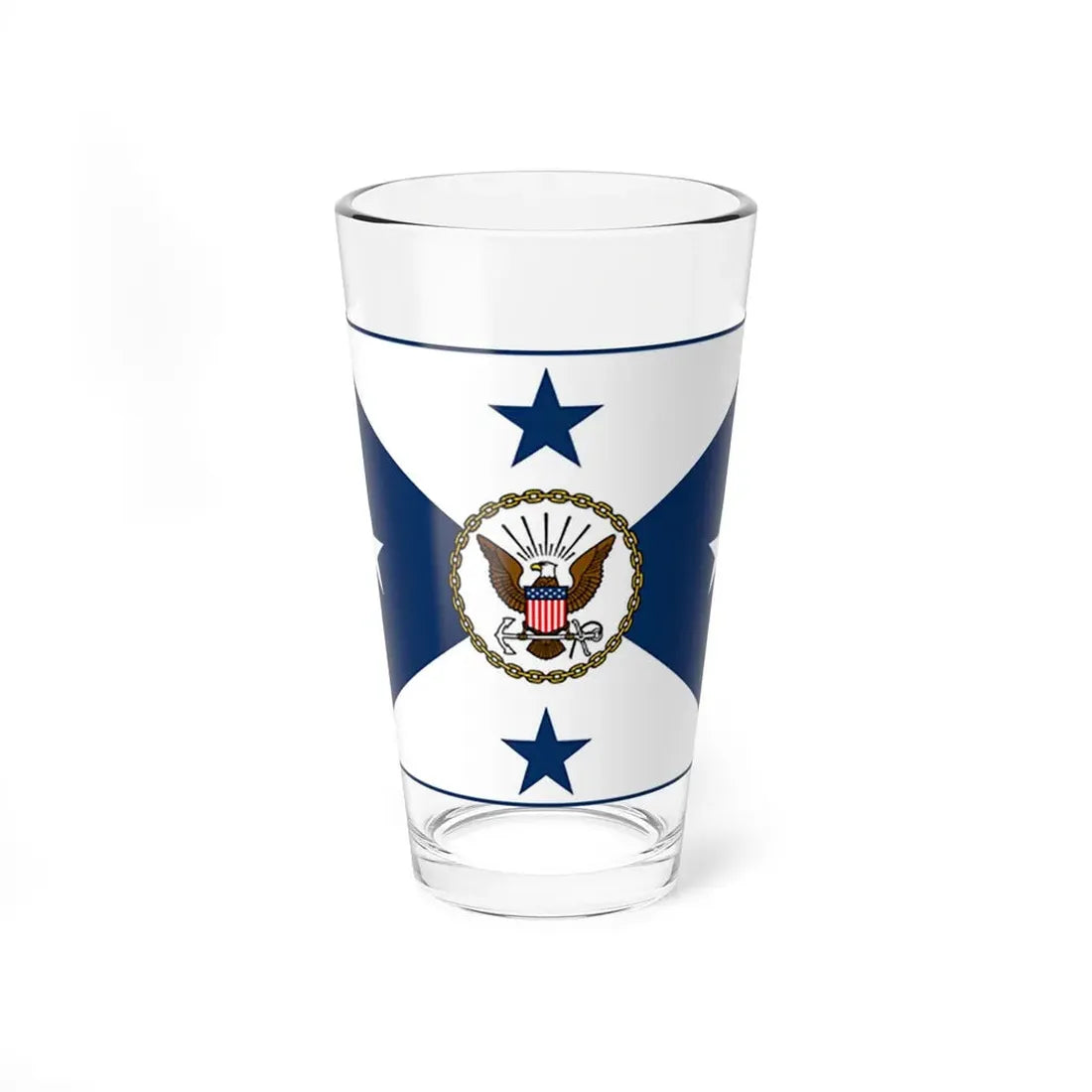 VCNO FLAG NO POLE. (U.S. Navy) Pint Glass 16oz 16oz - Go Mug Yourself