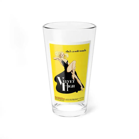 VELVET HIGH 1981 Movie Poster - Pint Glass 16oz 16oz - Go Mug Yourself
