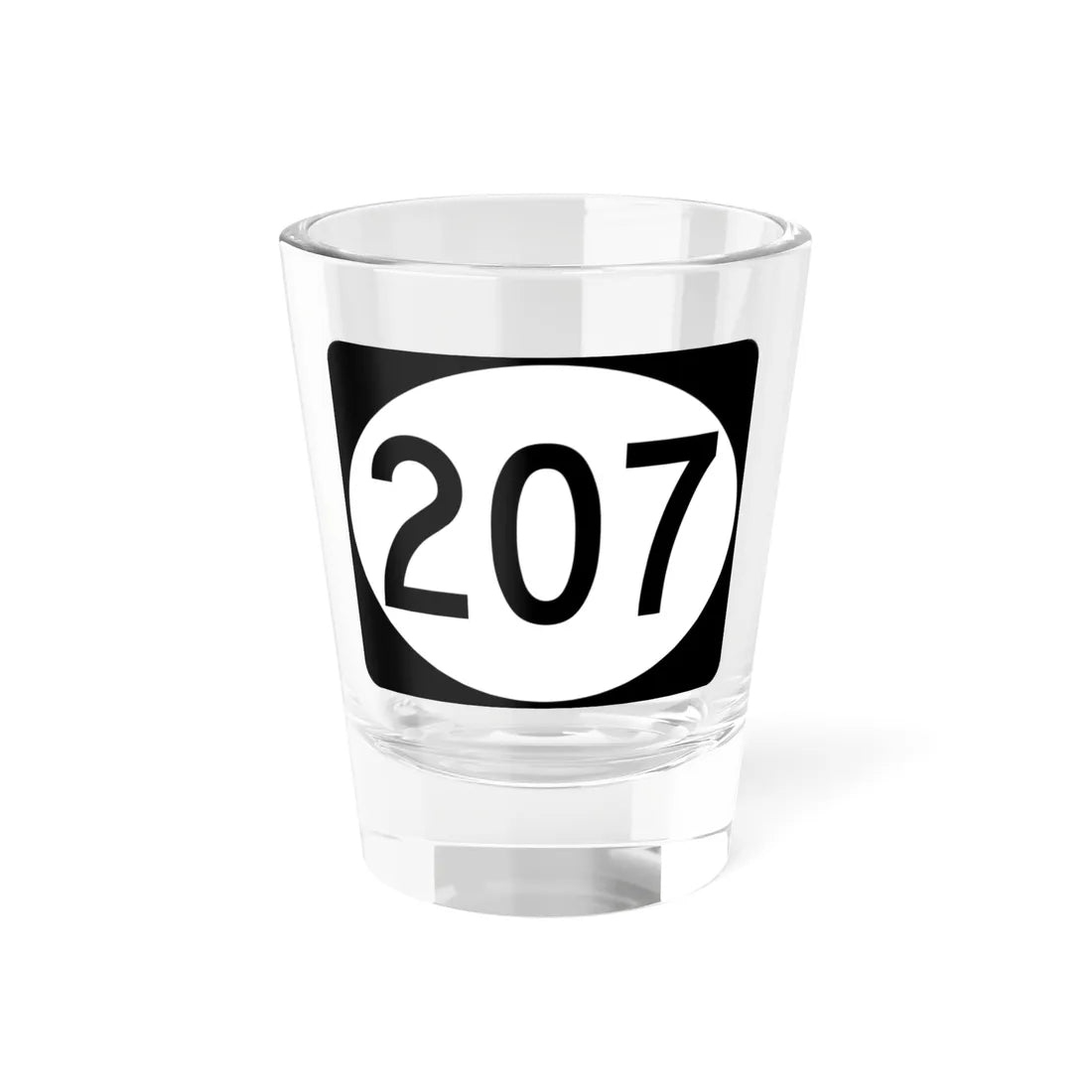 Vemont 207 town (Vermont) (Road Sign) Shot Glass 1.5oz 1.5oz - Go Mug Yourself