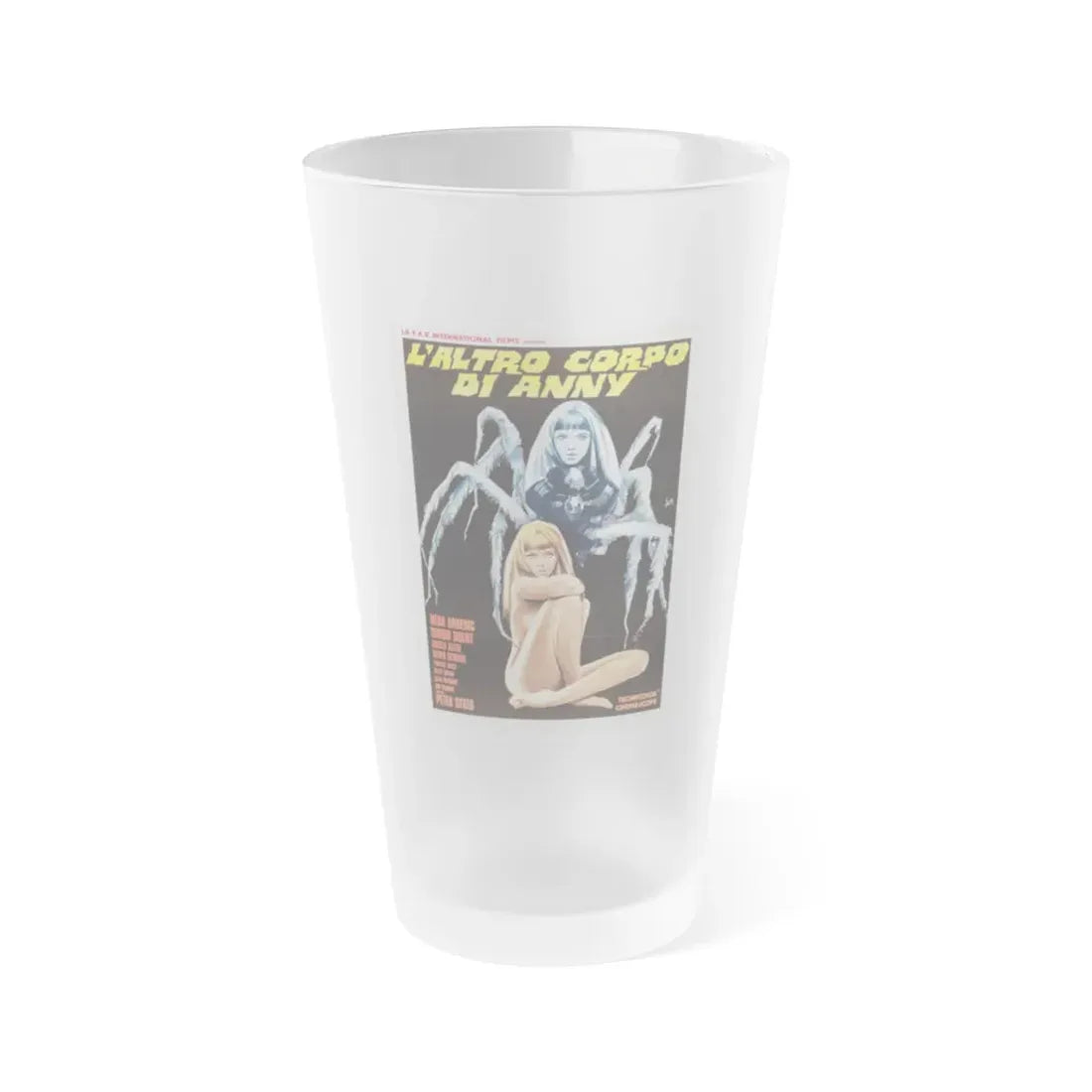 VENOM (ITALIAN) 1981 Movie Poster - Frosted Pint Glass 16oz 16oz Frosted - Go Mug Yourself