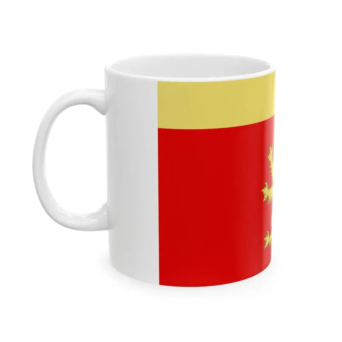 Ventimiglia-Bandiera (Italy) White Coffee Mug - Go Mug Yourself