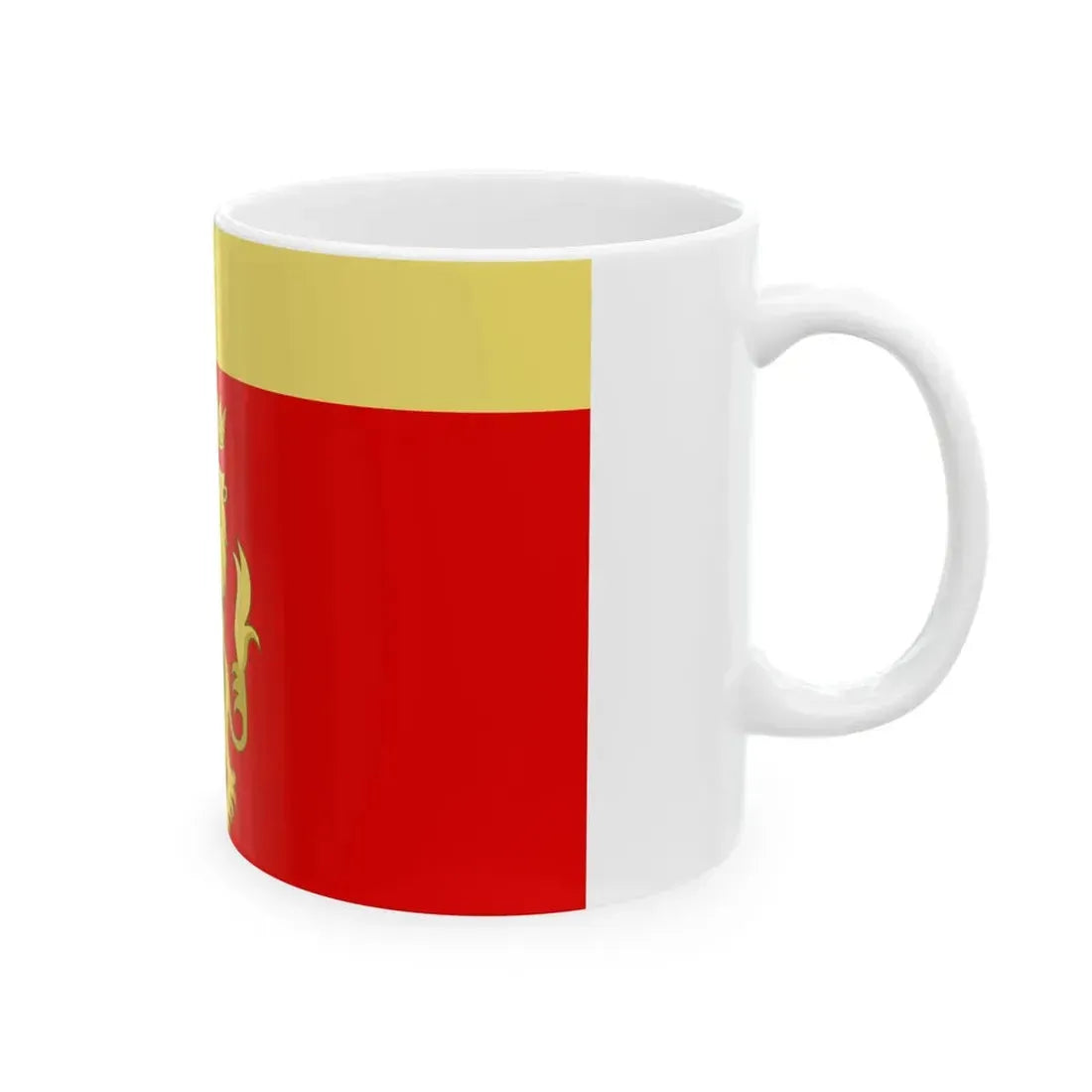 Ventimiglia-Bandiera (Italy) White Coffee Mug - Go Mug Yourself