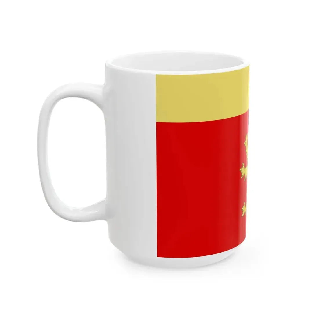 Ventimiglia-Bandiera (Italy) White Coffee Mug - Go Mug Yourself