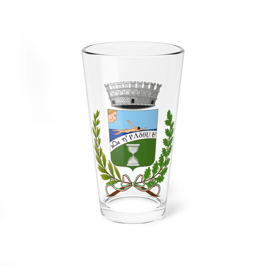 Ventotene-Stemma (Italy) (Coat of Arms) Pint Glass 16oz 16oz - Go Mug Yourself