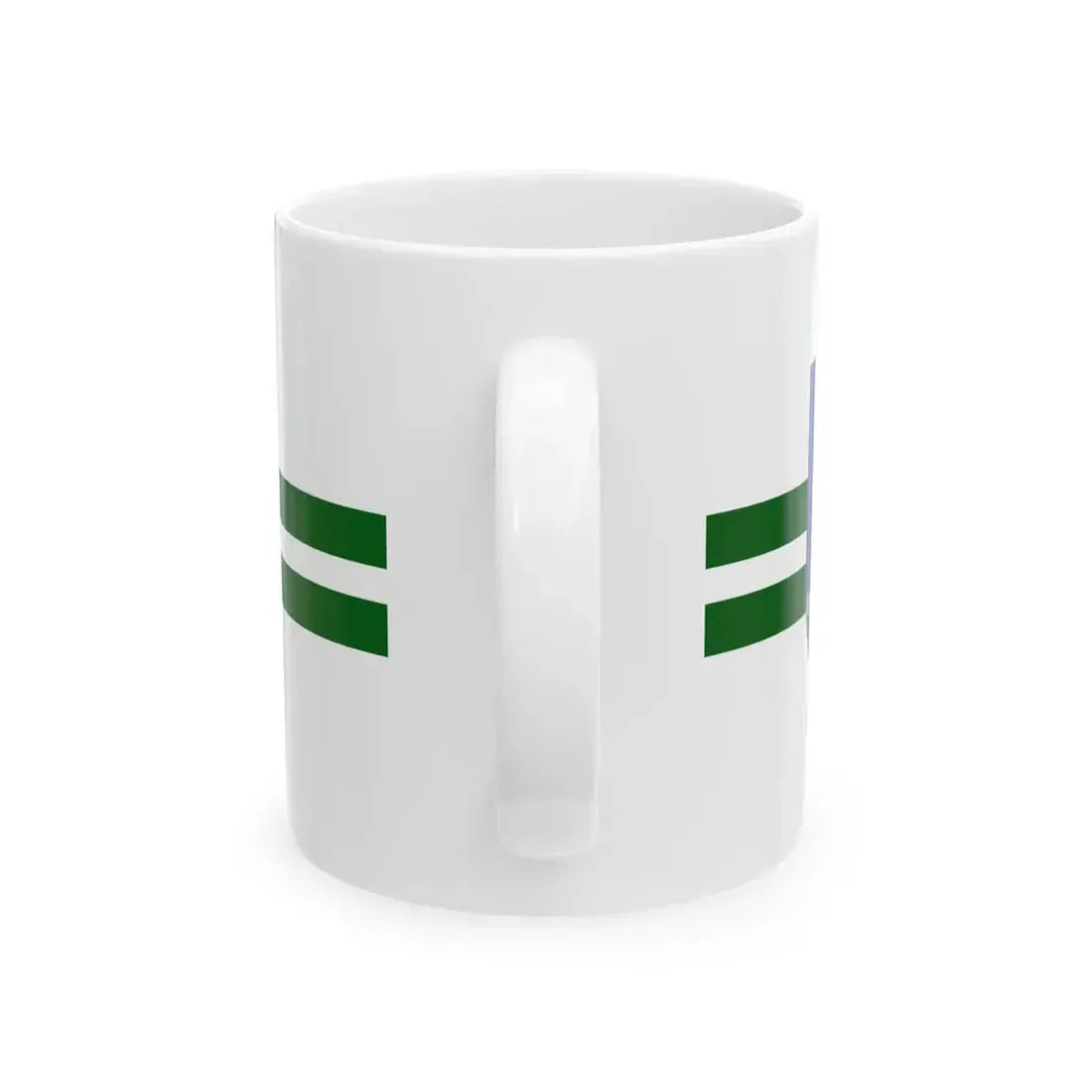 Ventspils novada karogs (Latvia) White Coffee Mug - Go Mug Yourself