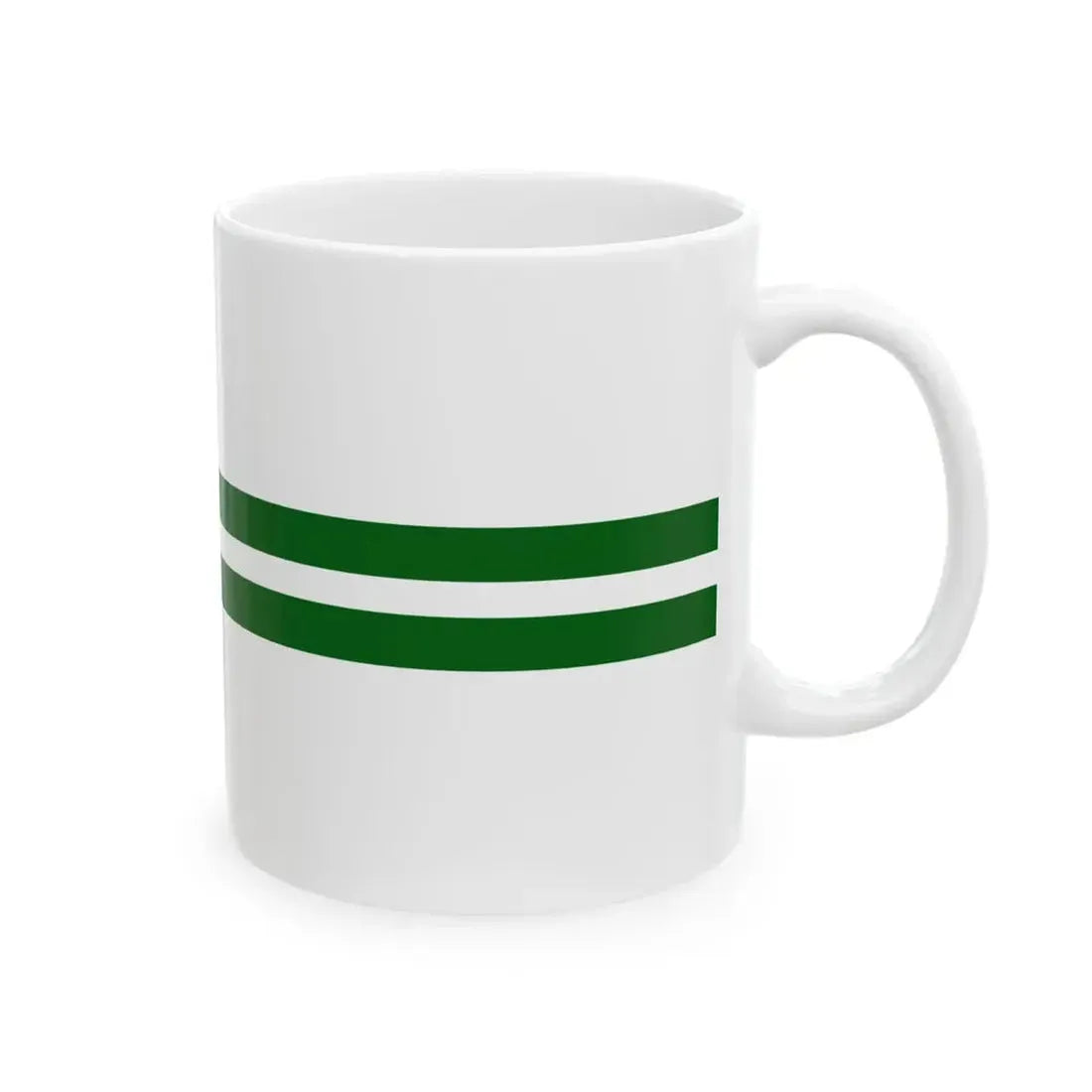 Ventspils novada karogs (Latvia) White Coffee Mug - Go Mug Yourself
