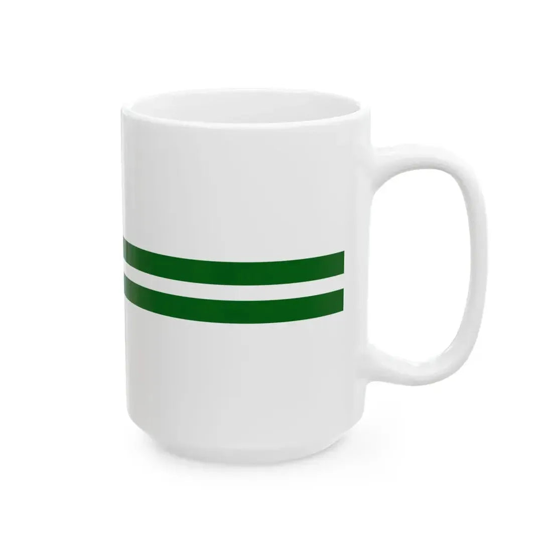 Ventspils novada karogs (Latvia) White Coffee Mug - Go Mug Yourself
