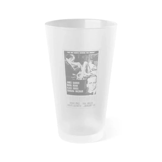 VENUS IN FURS (Franco 2) 1969 Movie Poster - Frosted Pint Glass 16oz 16oz Frosted - Go Mug Yourself