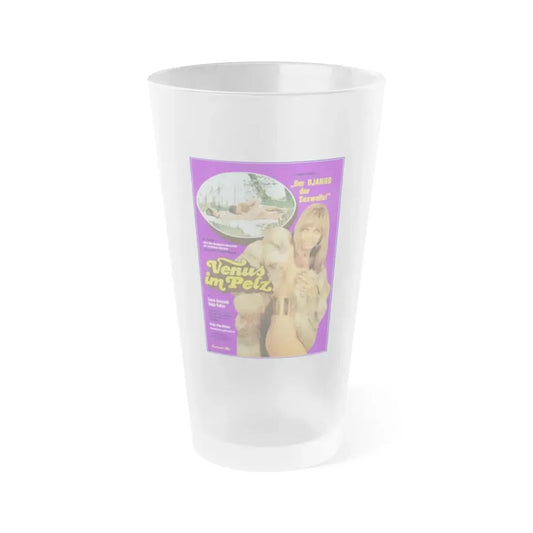 VENUS IN FURS (GERMAN) 1969 Movie Poster - Frosted Pint Glass 16oz 16oz Frosted - Go Mug Yourself