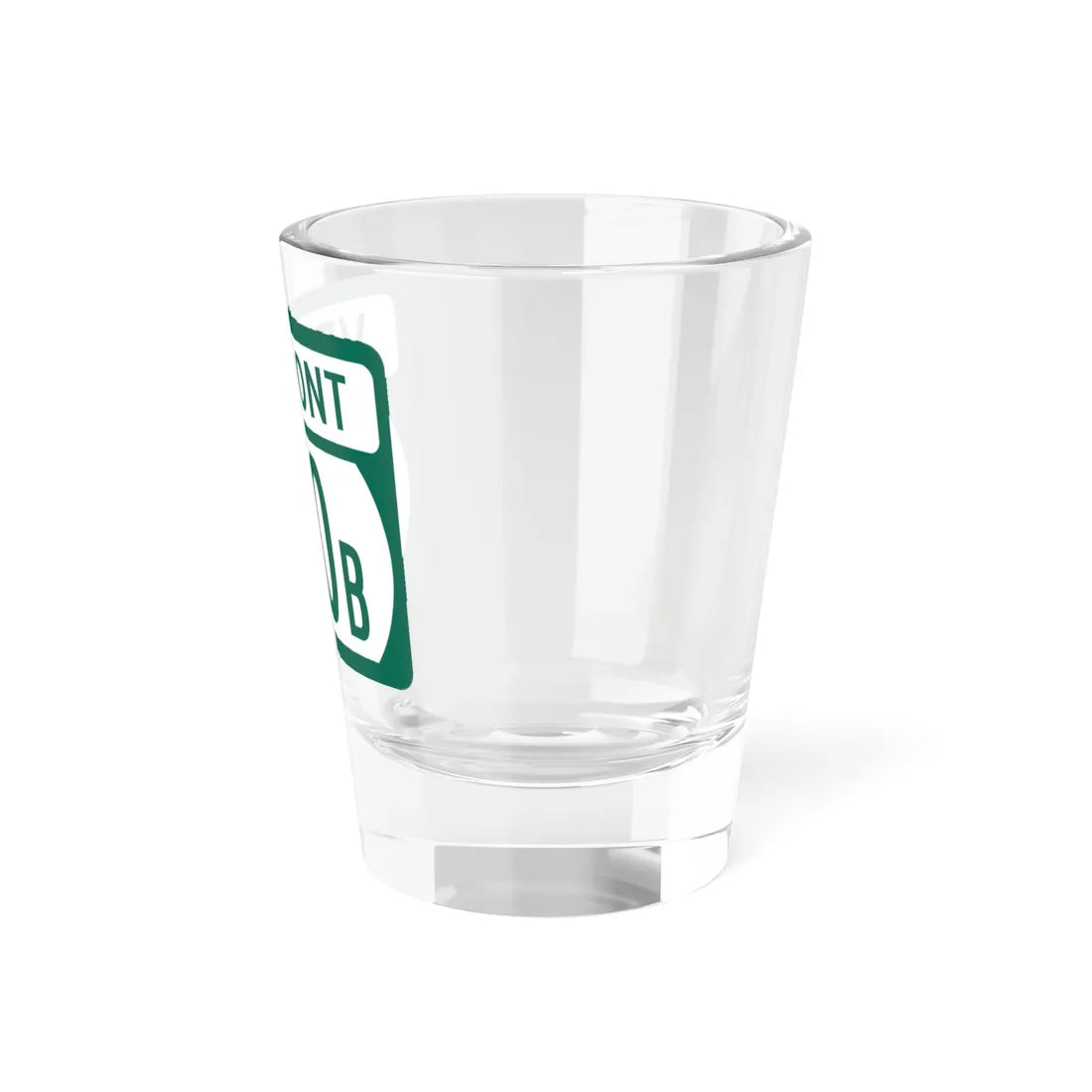 Vermont 100B (Vermont) (Road Sign) Shot Glass 1.5oz - Go Mug Yourself