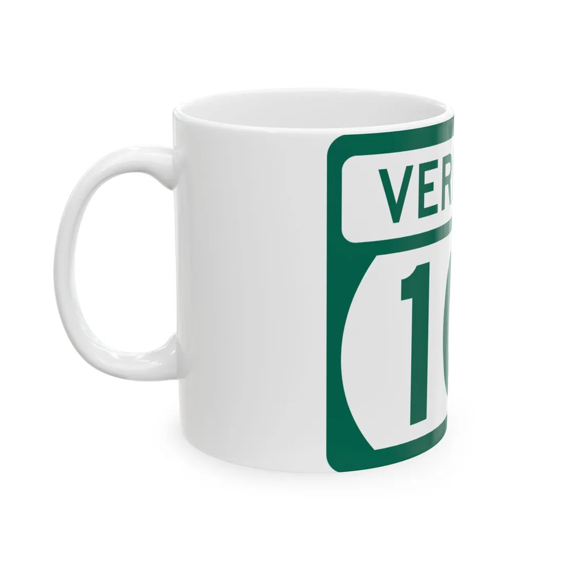 Vermont 101 (Vermont) (Road Sign) White Coffee Mug - Go Mug Yourself