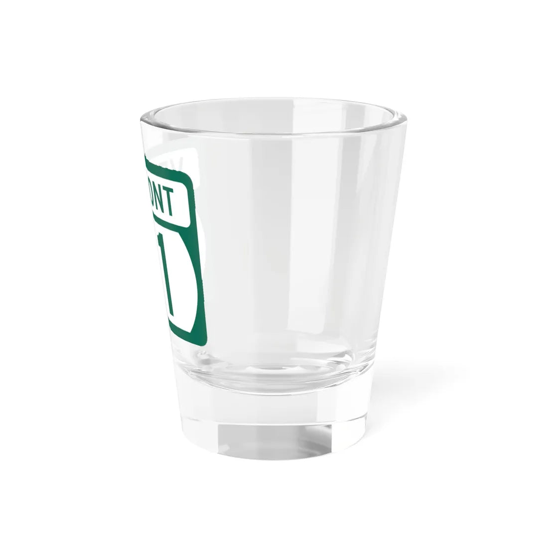 Vermont 111 (Vermont) (Road Sign) Shot Glass 1.5oz - Go Mug Yourself