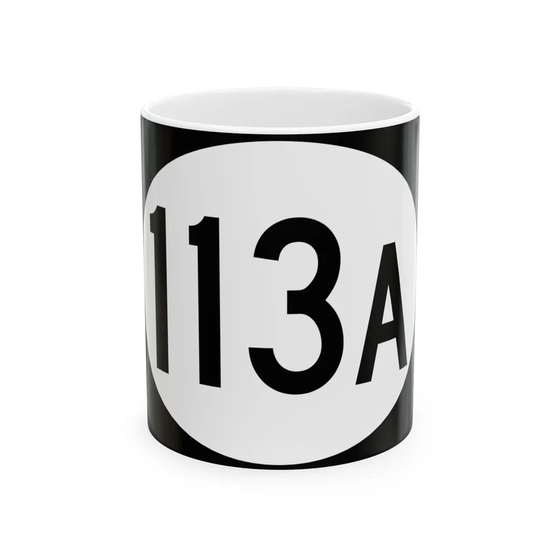 Vermont 113A (Vermont) (Road Sign) White Coffee Mug 11oz - Go Mug Yourself