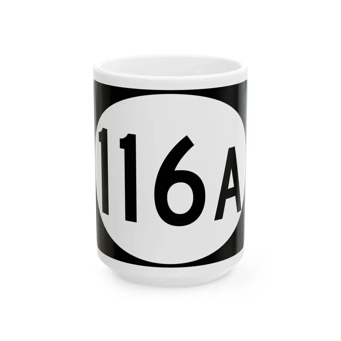 Vermont 116A (Vermont) (Road Sign) White Coffee Mug 15oz - Go Mug Yourself