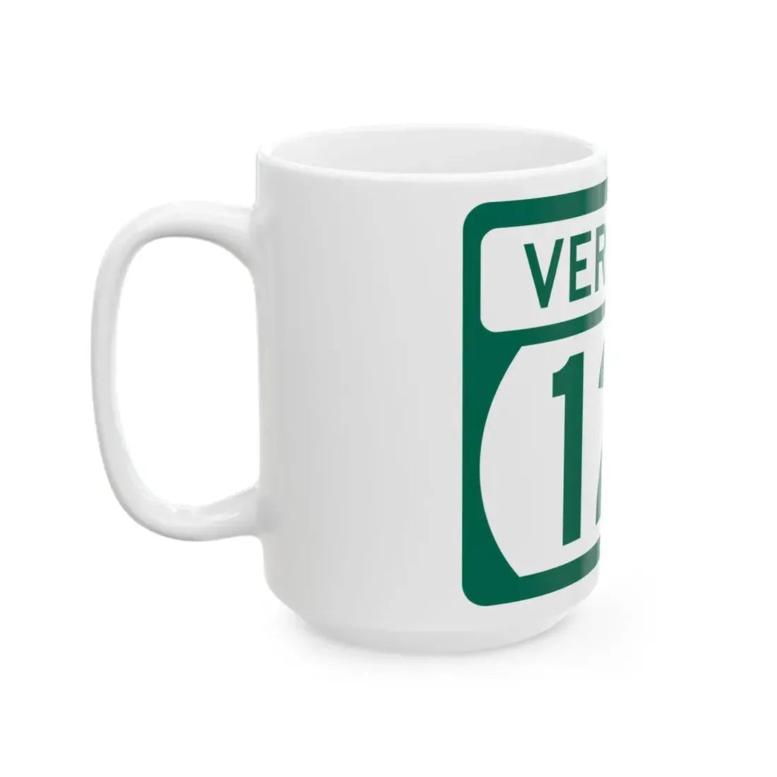 Vermont 121 (Vermont) (Road Sign) White Coffee Mug - Go Mug Yourself