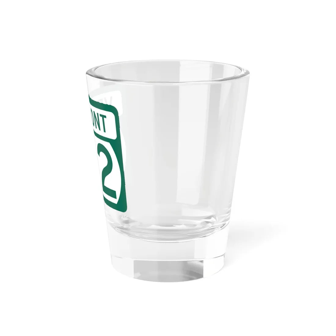 Vermont 122 (Vermont) (Road Sign) Shot Glass 1.5oz - Go Mug Yourself