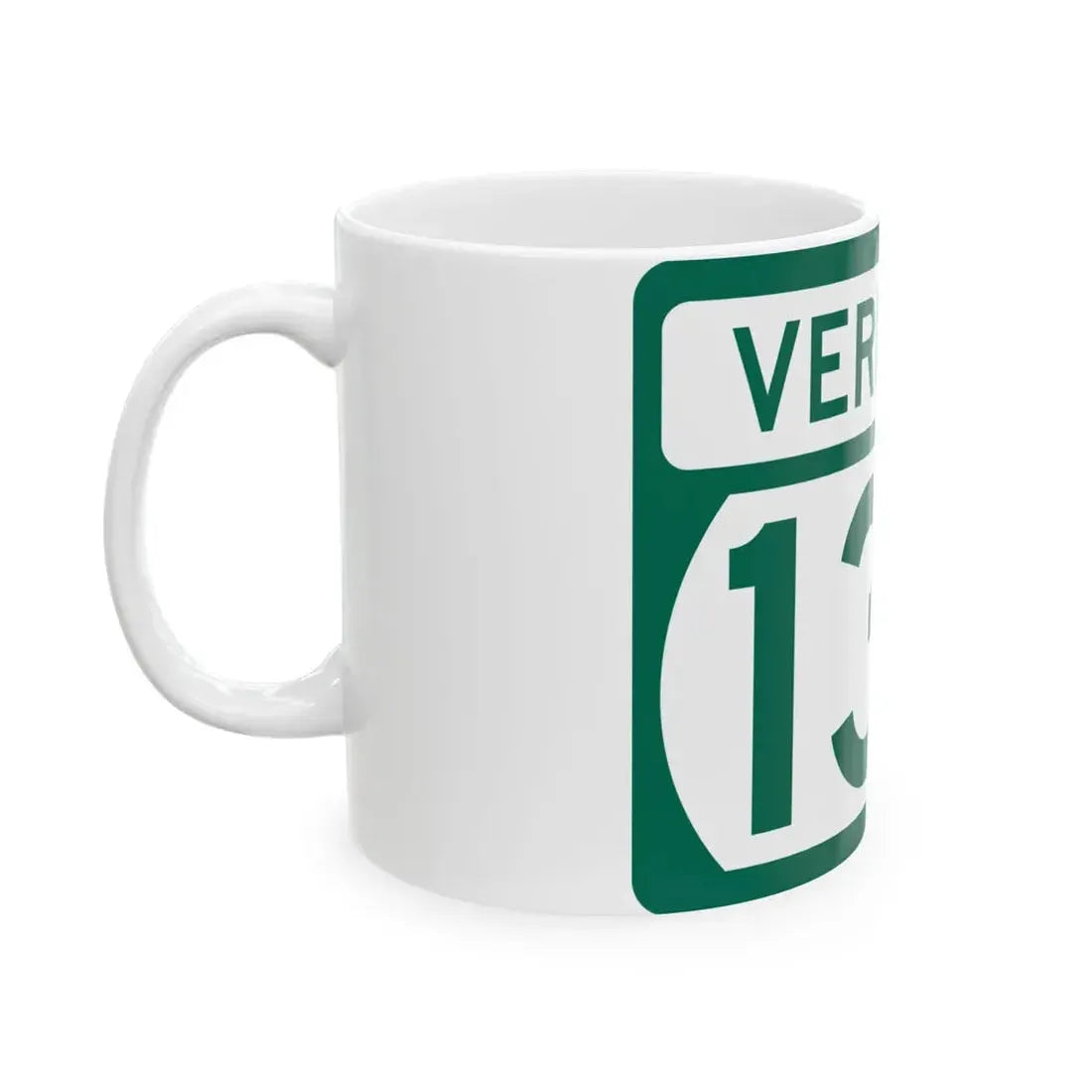 Vermont 137 (Vermont) (Road Sign) White Coffee Mug - Go Mug Yourself