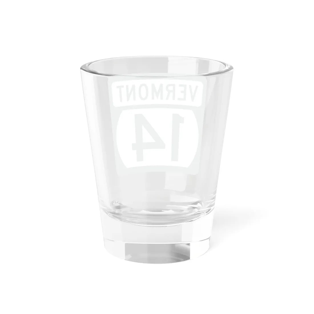 Vermont 14 (Vermont) (Road Sign) Shot Glass 1.5oz - Go Mug Yourself