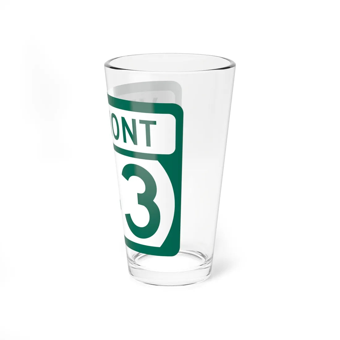 Vermont 143 (Vermont) (Road Sign) Pint Glss 16oz - Go Mug Yourself