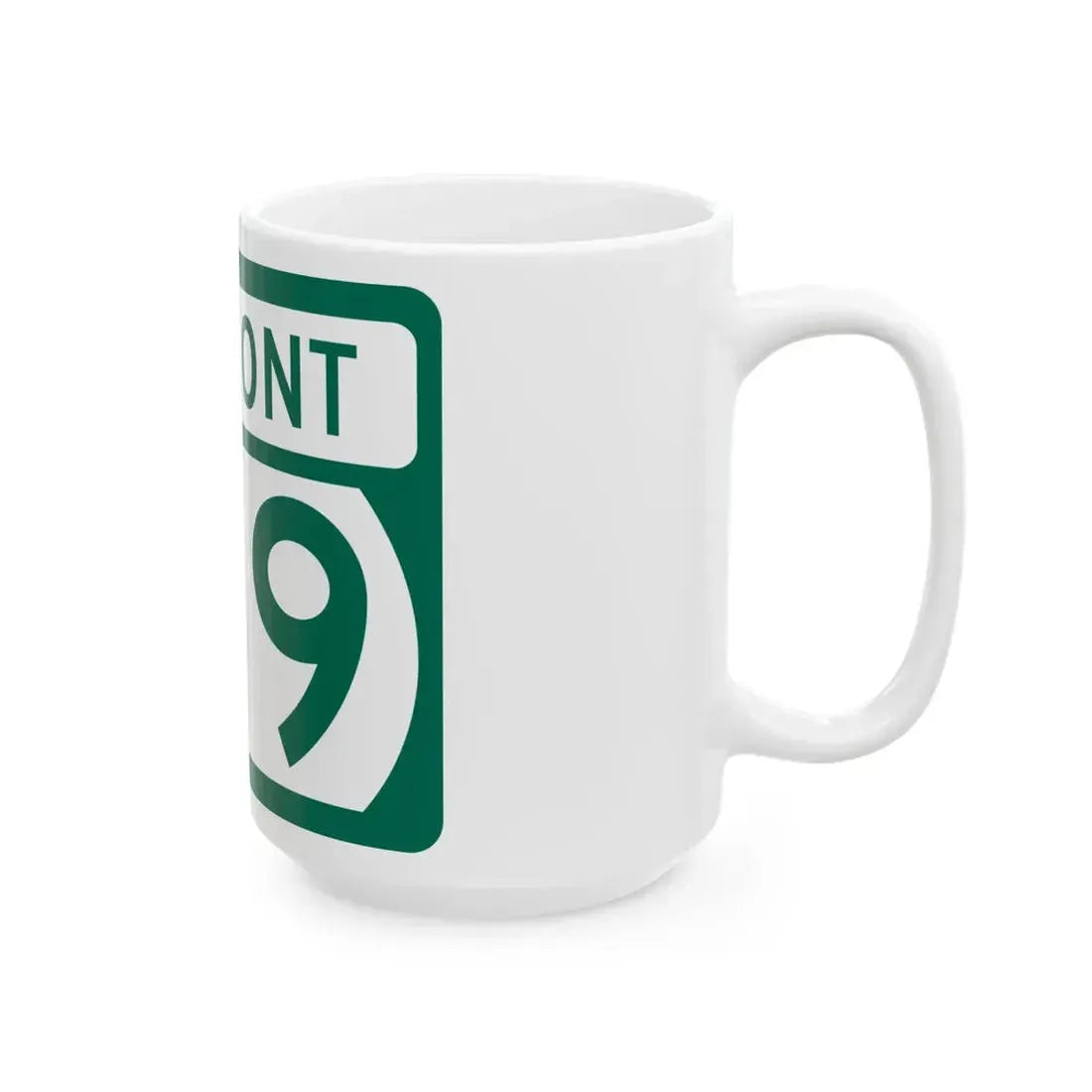 Vermont 149 (Vermont) (Road Sign) White Coffee Mug - Go Mug Yourself