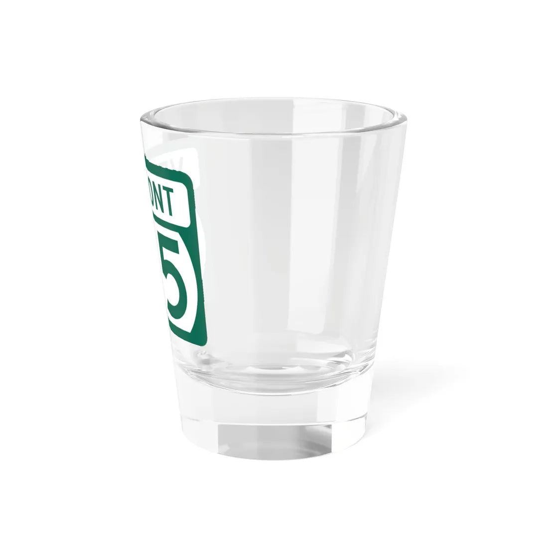 Vermont 155 (Vermont) (Road Sign) Shot Glass 1.5oz - Go Mug Yourself