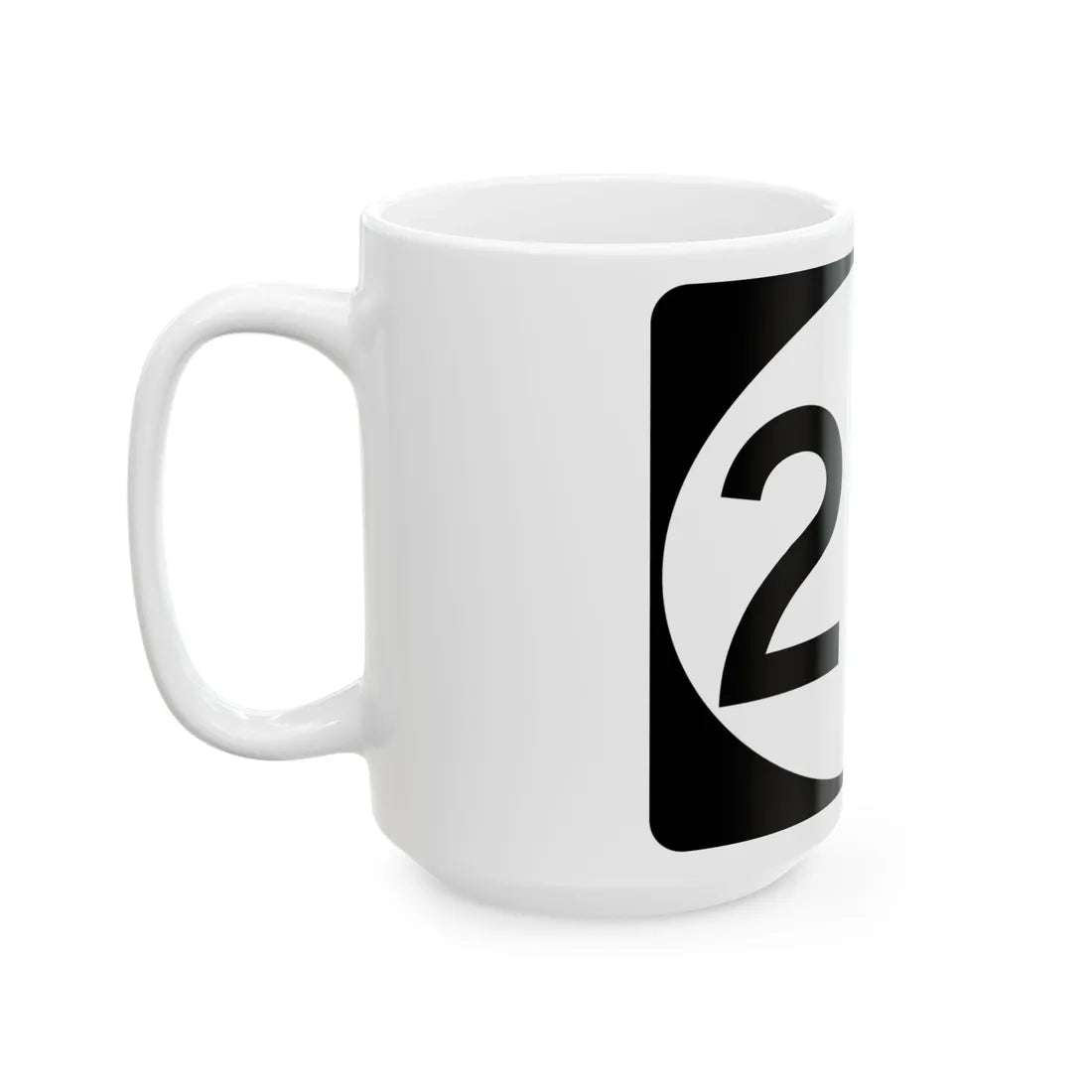 Vermont 215 town (Vermont) (Road Sign) White Coffee Mug - Go Mug Yourself