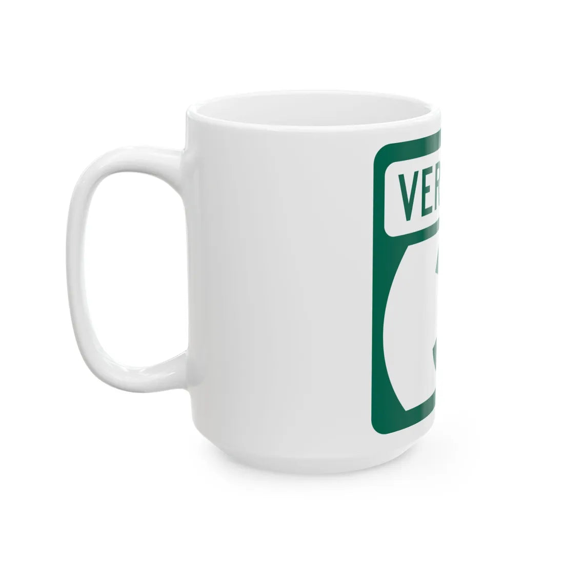Vermont 3 (Vermont) (Road Sign) White Coffee Mug - Go Mug Yourself