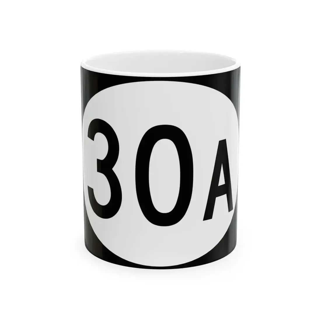 Vermont 30A (Vermont) (Road Sign) White Coffee Mug 11oz - Go Mug Yourself