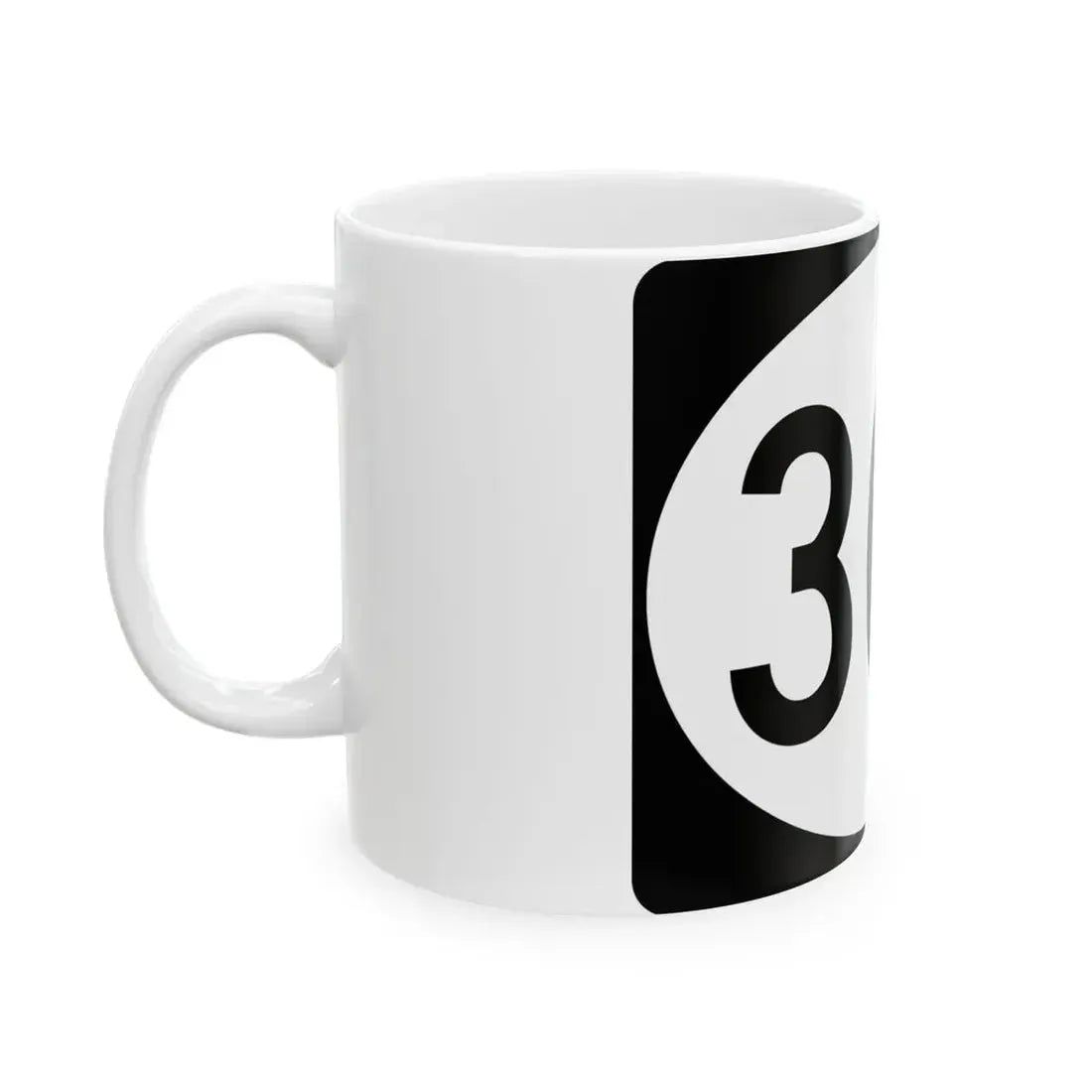 Vermont 30A (Vermont) (Road Sign) White Coffee Mug - Go Mug Yourself