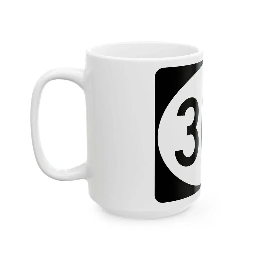 Vermont 30A (Vermont) (Road Sign) White Coffee Mug - Go Mug Yourself