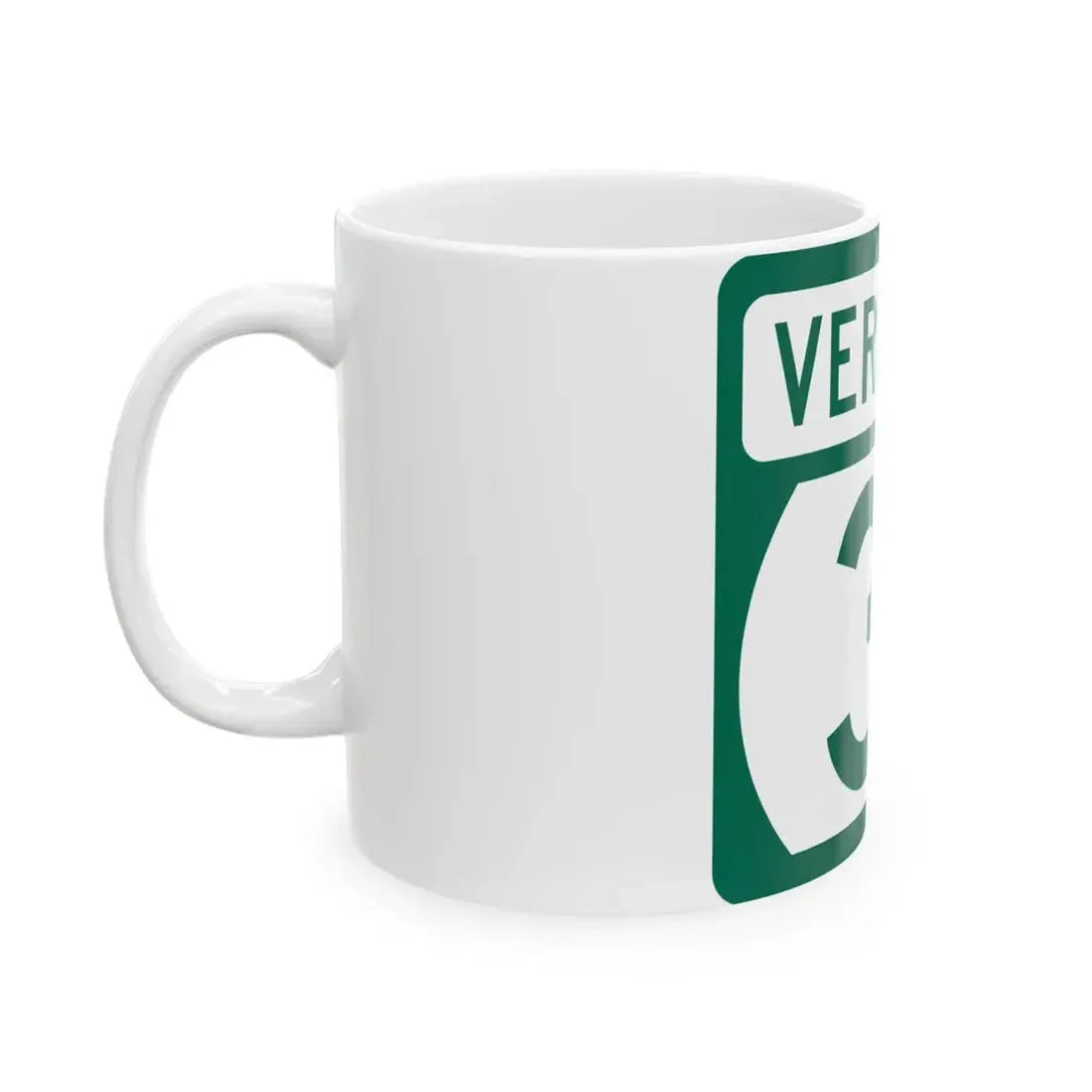 Vermont 31 (Vermont) (Road Sign) White Coffee Mug - Go Mug Yourself