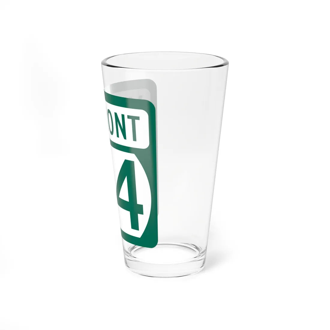 Vermont 44 (Vermont) (Road Sign) Pint Glss 16oz - Go Mug Yourself