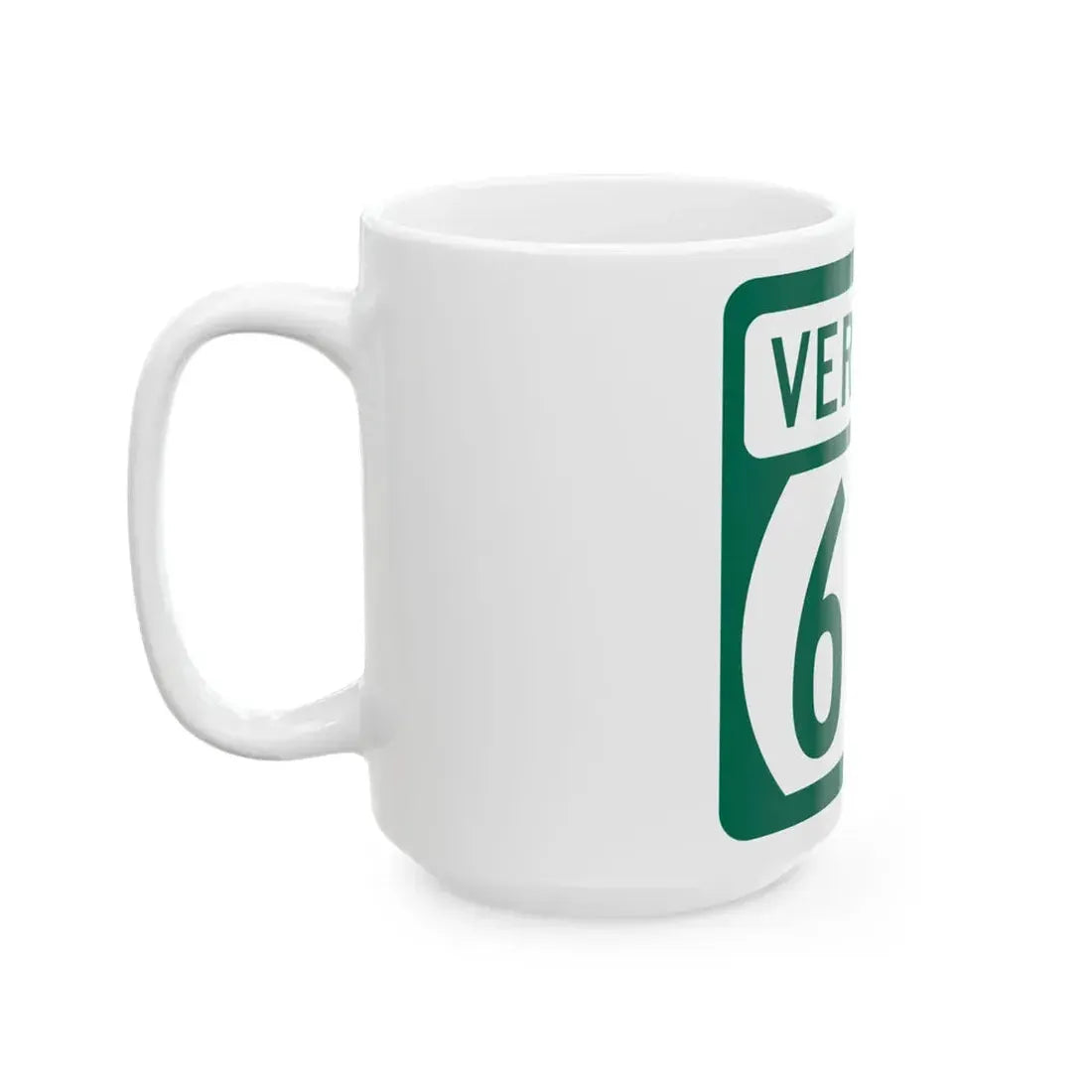 Vermont 67A (Vermont) (Road Sign) White Coffee Mug - Go Mug Yourself