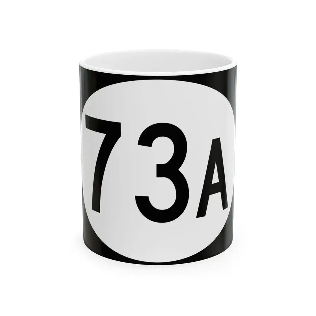 Vermont 73A (Vermont) (Road Sign) White Coffee Mug 11oz - Go Mug Yourself