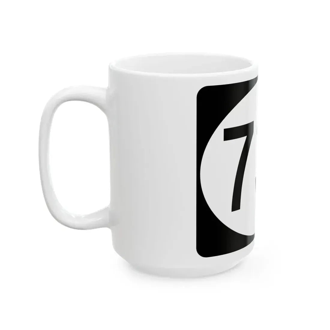 Vermont 73A (Vermont) (Road Sign) White Coffee Mug - Go Mug Yourself