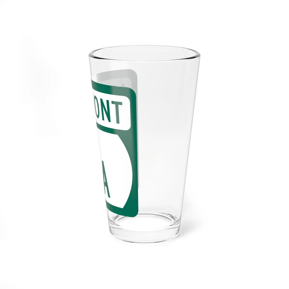 Vermont 7A (Vermont) (Road Sign) Pint Glss 16oz - Go Mug Yourself