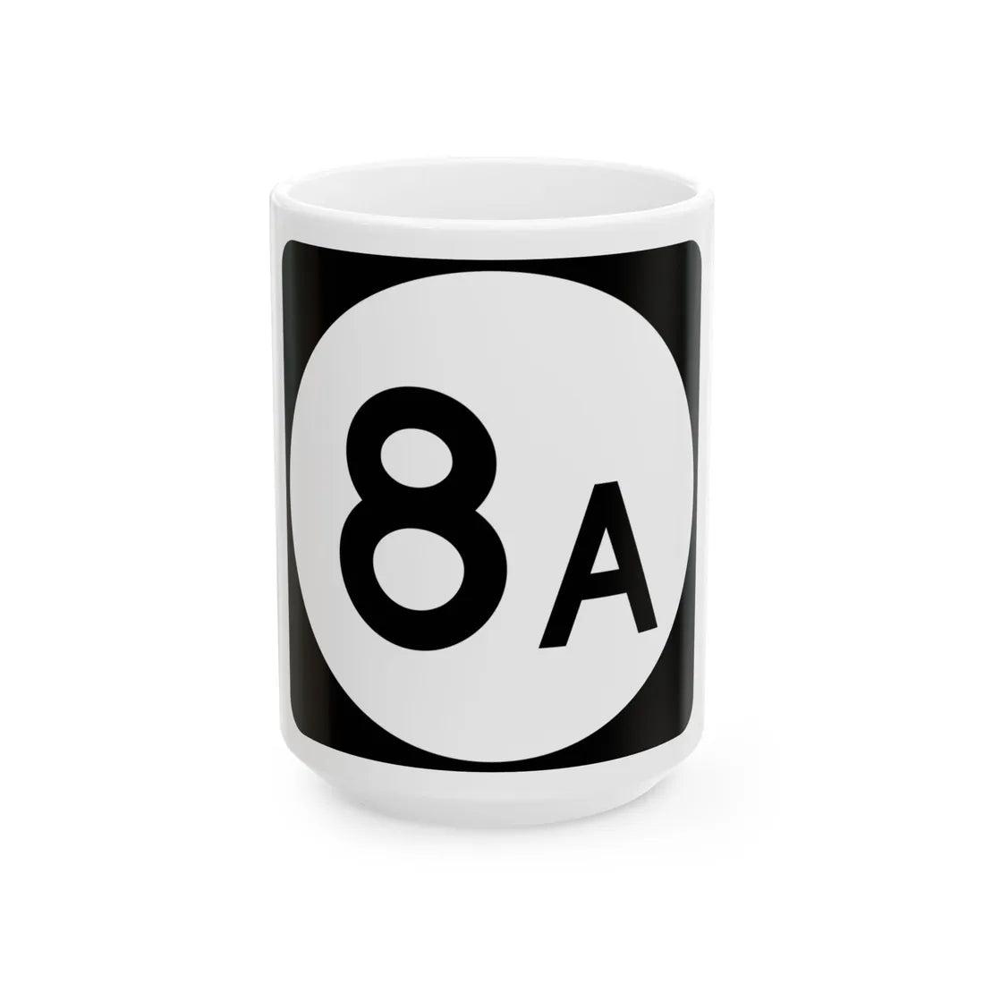 Vermont 8A town (Vermont) (Road Sign) White Coffee Mug 15oz - Go Mug Yourself