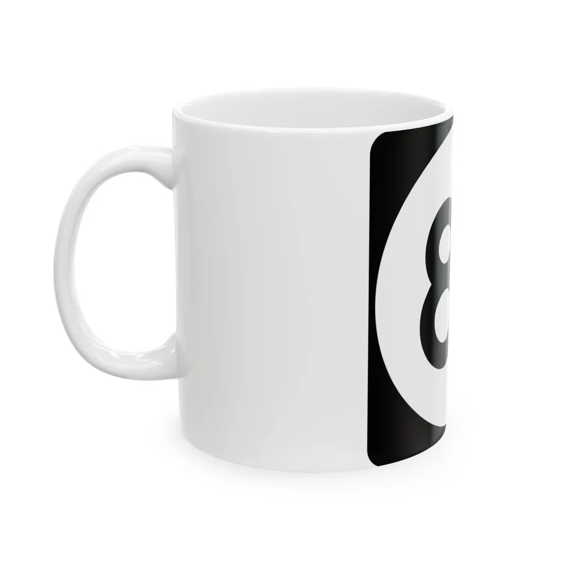 Vermont 8A town (Vermont) (Road Sign) White Coffee Mug - Go Mug Yourself