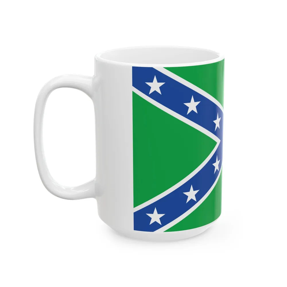 Vermont Rebel Flag (United States) White Coffee Mug - Go Mug Yourself