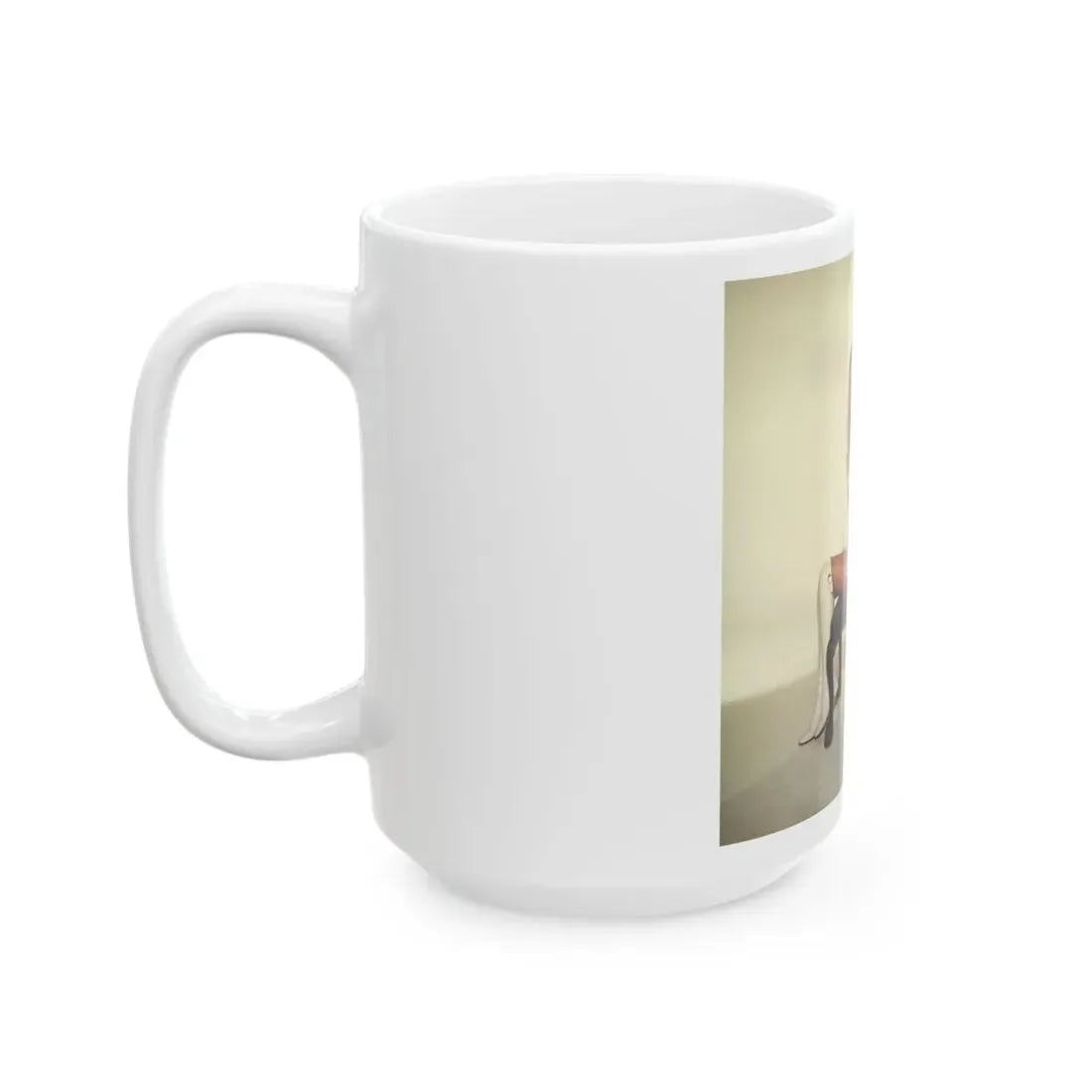 Veronica Carlson #103 with, Hammer Actress Kate O'Mara (Vintage Female Icon) White Coffee Mug - Go Mug Yourself