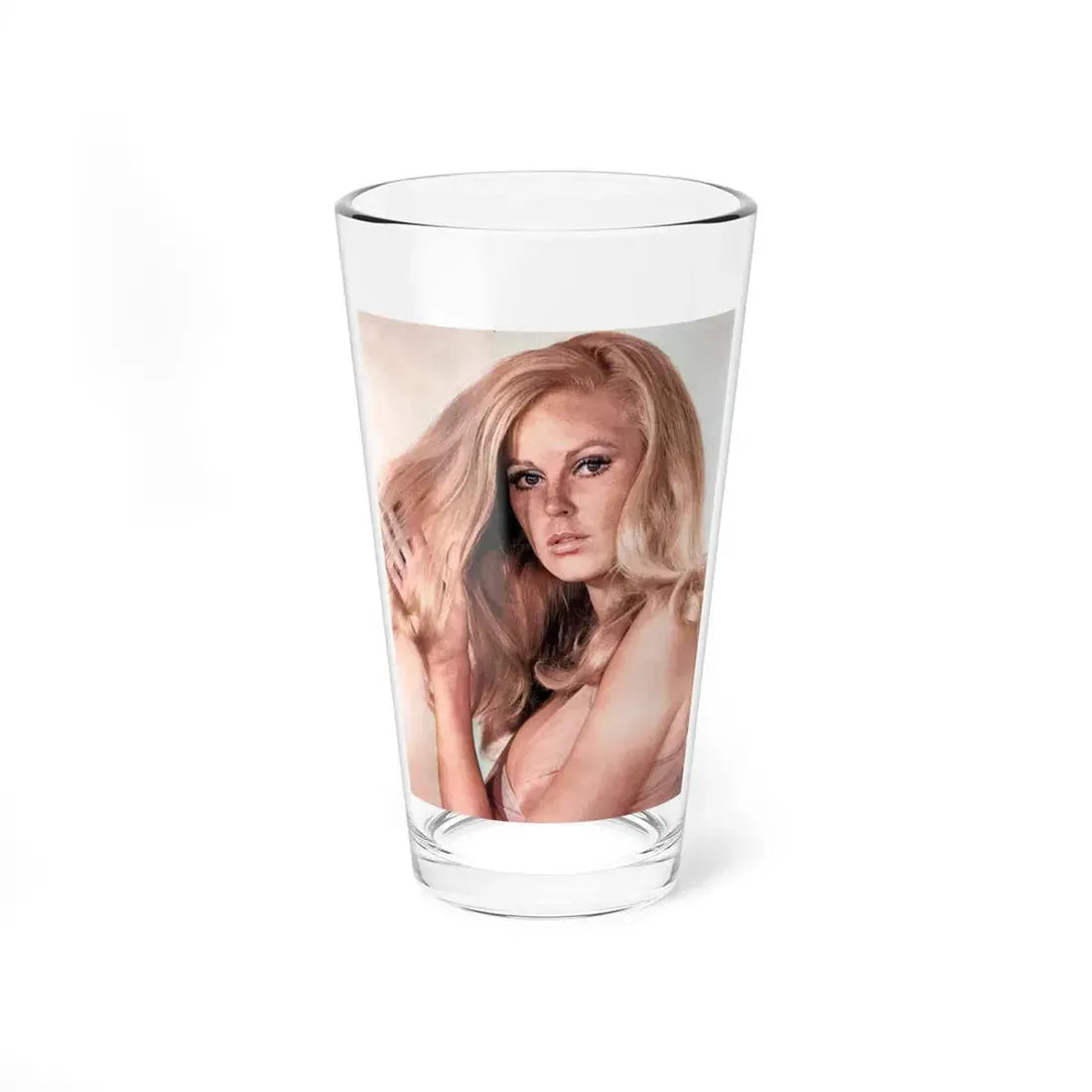 Veronica Carlson #120 (Vintage Female Icon) Pint Glass 16oz 16oz - Go Mug Yourself