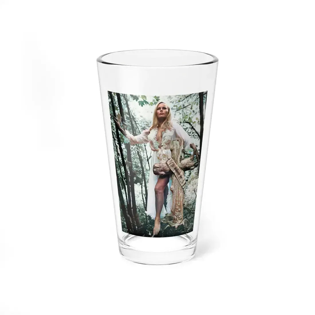 Veronica Carlson #127 (Vintage Female Icon) Pint Glass 16oz 16oz - Go Mug Yourself