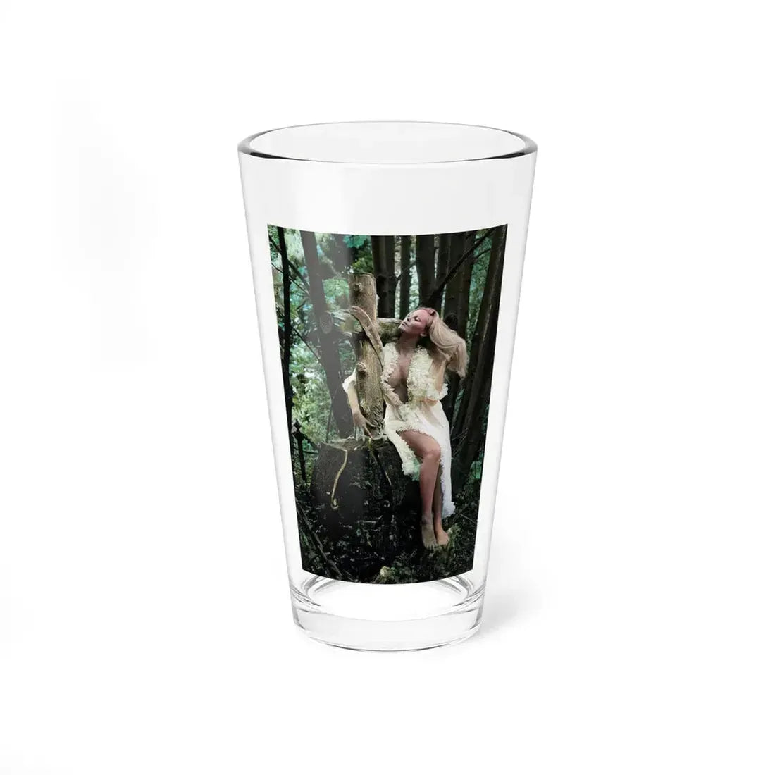 Veronica Carlson #128 (Vintage Female Icon) Pint Glass 16oz 16oz - Go Mug Yourself