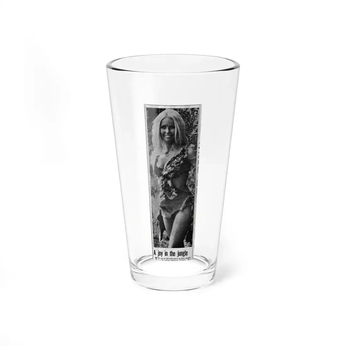Veronica Carlson #133 (Vintage Female Icon) Pint Glass 16oz 16oz - Go Mug Yourself