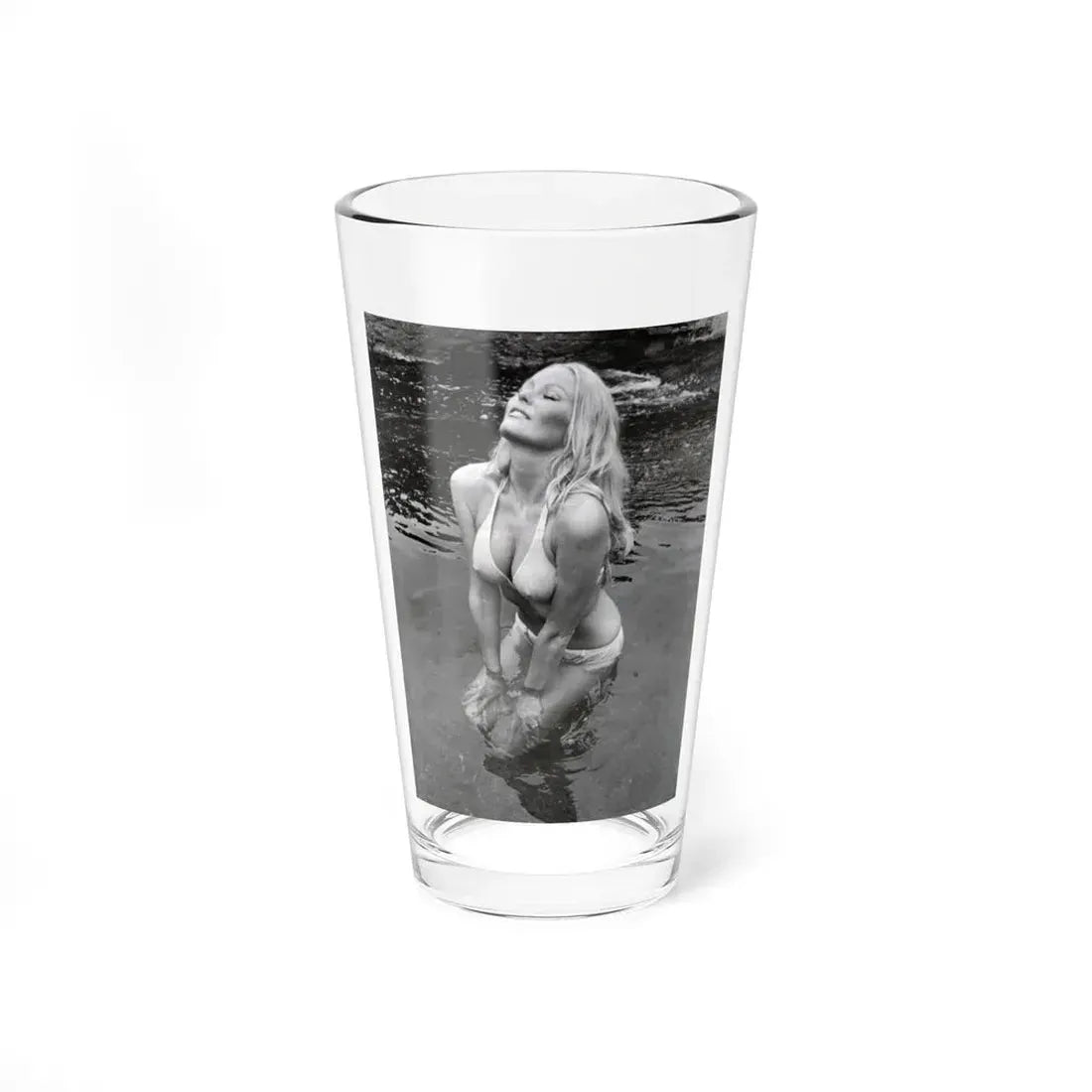 Veronica Carlson #20 (Vintage Female Icon) Pint Glass 16oz 16oz - Go Mug Yourself