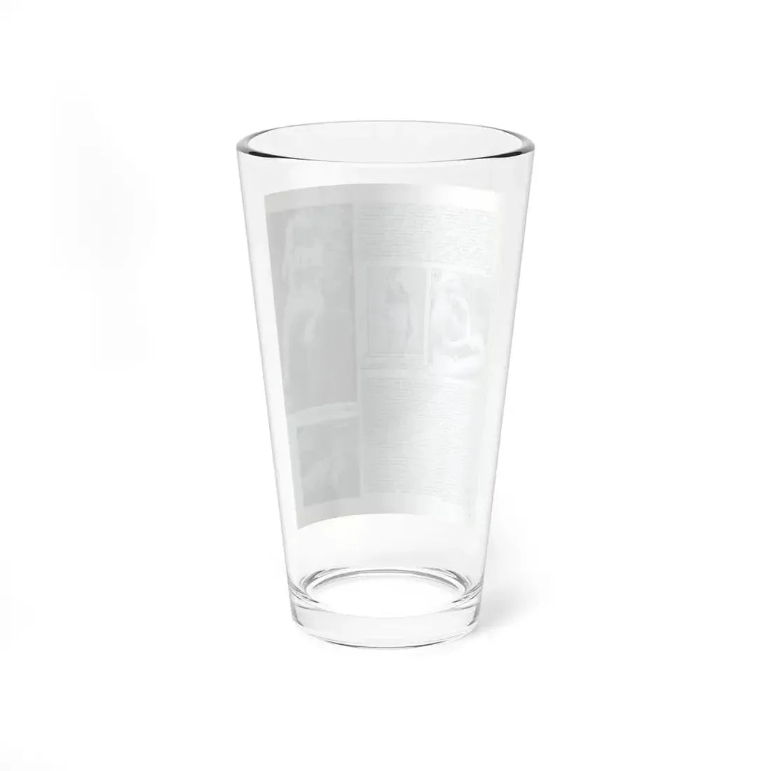 Veronica Carlson #83 - B&W Mag. Photos & Article (Vintage Female Icon) Pint Glass 16oz - Go Mug Yourself