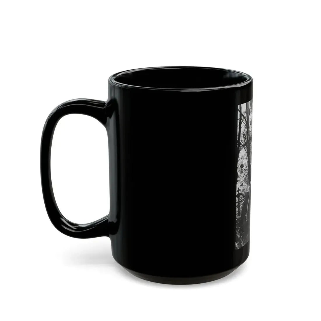 Veronica Carlson #84 - Partially Topless (Vintage Female Icon) Black Coffee Mug - Go Mug Yourself