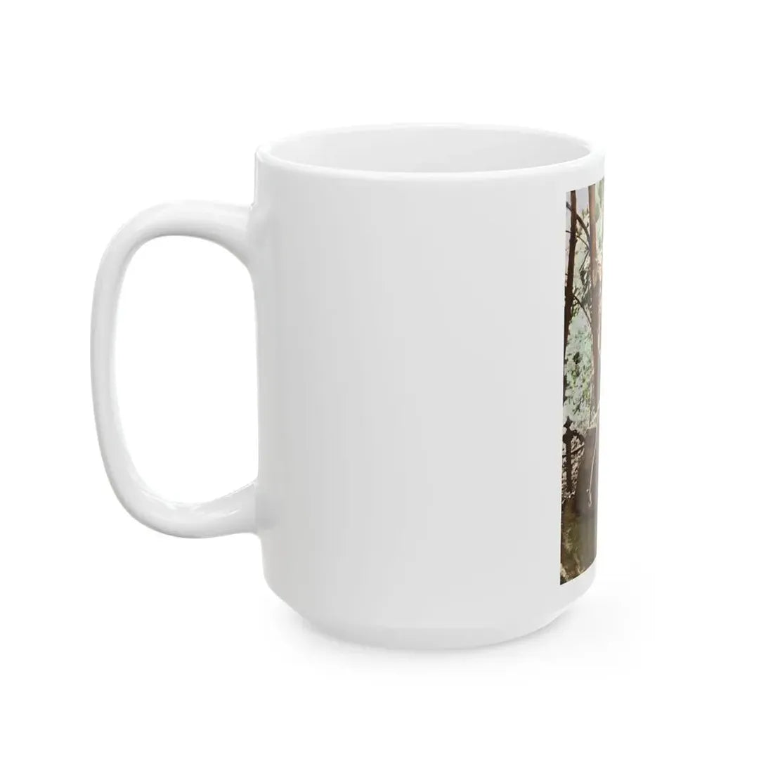 Veronica Carlson #84 - Partially Topless1 (Vintage Female Icon) White Coffee Mug - Go Mug Yourself