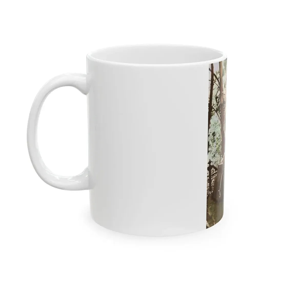 Veronica Carlson #84 - Partially Topless1 (Vintage Female Icon) White Coffee Mug - Go Mug Yourself
